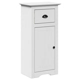Set Mobili da Bagno 4 pz BODO Bianco in Legno Massello di Pino