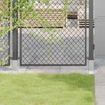 Basi per Pali Quadrate 12 pz Argento 71x71 mm Acciaio Zincato