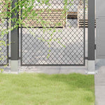 Basi per Pali Quadrate 12 pz Argento 81x81 mm Acciaio Zincato