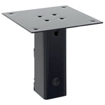 Basi per Pali Quadrati 4 pz 51x51 mm Acciaio Verniciato Polvere