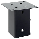 Basi per Pali Quadrati 12 pz 91x91mm Acciaio Verniciato Polvere