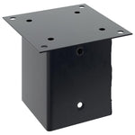Basi per Pali Quadrati 4pz 101x101mm Acciaio Verniciato Polvere
