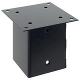Basi per Pali Quadrati 4pz 101x101mm Acciaio Verniciato Polvere