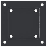 Basi per Pali Quadrati 4pz 101x101mm Acciaio Verniciato Polvere