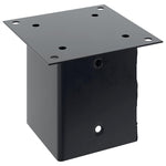 Basi Pali Quadrati 12 pz 101x101 mm Acciaio Verniciato Polvere