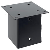 Basi Pali Quadrati 12 pz 101x101 mm Acciaio Verniciato Polvere