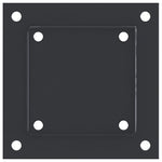 Basi per Pali Quadrati 4pz 121x121mm Acciaio Verniciato Polvere