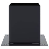 Basi Pali Quadrati 12 pz 121x121 mm Acciaio Verniciato Polvere