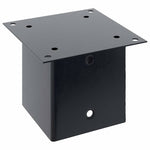 Basi per Pali Quadrati 4pz 141x141mm Acciaio Verniciato Polvere