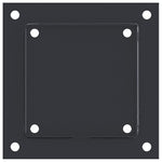 Basi per Pali Quadrati 4pz 141x141mm Acciaio Verniciato Polvere