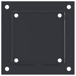 Basi Pali Quadrati 12 pz 141x141 mm Acciaio Verniciato Polvere
