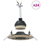 Spotlight 24 pcs Ottone 9 x 9 x 2.5 cm Metallo
