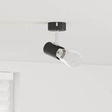 Faretto da soffitto Nero 6,5 x 6 x 11,5 cm Metallo