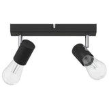 Faretto da soffitto Nero 26 x 6,5 x 11,5 cm Metallo