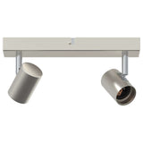 Faretto da soffitto Nichel 26 x 6,5 x 11,5 cm Metallo