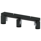 Faretto da soffitto Nero 38 x 6,5 x 11,5 cm Metallo