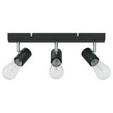 Faretto da soffitto Nero 38 x 6,5 x 11,5 cm Metallo
