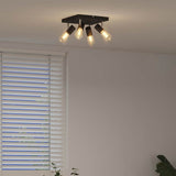 Faretto da soffitto Nero 26,5 x 26 x 11,5 cm Metallo