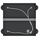 Faretto da soffitto Nero 26,5 x 26 x 11,5 cm Metallo