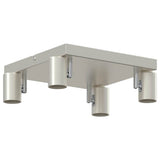 Faretto da soffitto Nichel 26,5 x 26 x 11,5 cm Metallo