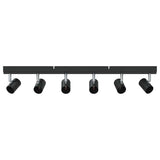 Faretto da soffitto Nero 73 x 6,5 x 11,5 cm Metallo