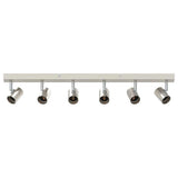 Faretto da soffitto Nichel 73 x 6,5 x 11,5 cm Metallo