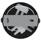Faretto da soffitto con i riflettori Nero 6 x 6 x 16 cm Metallo