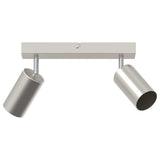 Faretto da soffitto Nichel 26 x 6 x 16 cm Metallo