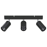 Faretto da soffitto Nero 38 x 6 x 16 cm Metallo