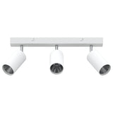Faretto da soffitto Bianco 38 x 6 x 16 cm Metallo