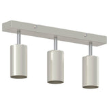 Faretto da soffitto Nichel 38 x 6 x 16 cm Metallo