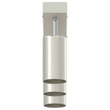 Faretto da soffitto Nichel 38 x 6 x 16 cm Metallo