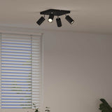 Faretto da soffitto Nero 26 x 26 x 16 cm Metallo