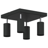 Faretto da soffitto Nero 26 x 26 x 16 cm Metallo
