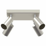 Faretto da soffitto Nichel 26 x 26 x 16 cm Metallo