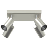Faretto da soffitto Nichel 26 x 26 x 16 cm Metallo