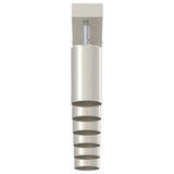Faretto da soffitto Nichel 73 x 6 x 16 cm Metallo