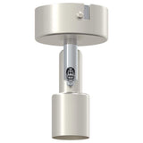 Faretto da soffitto Nichel 8 x 8 x 10,5 cm Acciaio