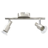 Faretto da soffitto Nichel 25,5 x 8 x 11 cm Acciaio