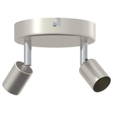 Faretto da soffitto con i riflettori Nichel 12 x 8 cm Acciaio