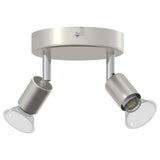 Faretto da soffitto con i riflettori Nichel 12 x 8 cm Acciaio