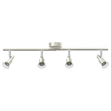 Faretto da soffitto Nichel 70 x 9 x 12,5 cm Acciaio