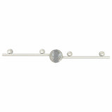 Faretto da soffitto Nichel 70 x 9 x 12,5 cm Acciaio