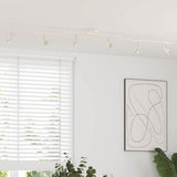 Faretto da soffitto Nichel 176,5 x 9,5 x 14 cm Acciaio