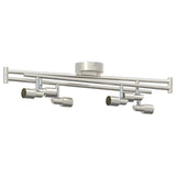 Faretto da soffitto Nichel 176,5 x 9,5 x 14 cm Acciaio