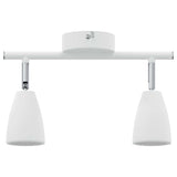 Faretto da soffitto Bianco 25.5 x 8 x 16 cm Metallo
