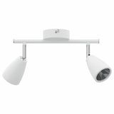 Faretto da soffitto Bianco 25.5 x 8 x 16 cm Metallo