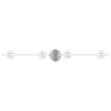 Faretto da soffitto Bianco 70 x 12,5 x 10,5 cm Metallo