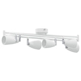 Faretto da soffitto Bianco 25.5 x 8 x 16 cm Metallo