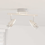 Faretto da soffitto Nichel 27 x 10 x 12 cm Metallo